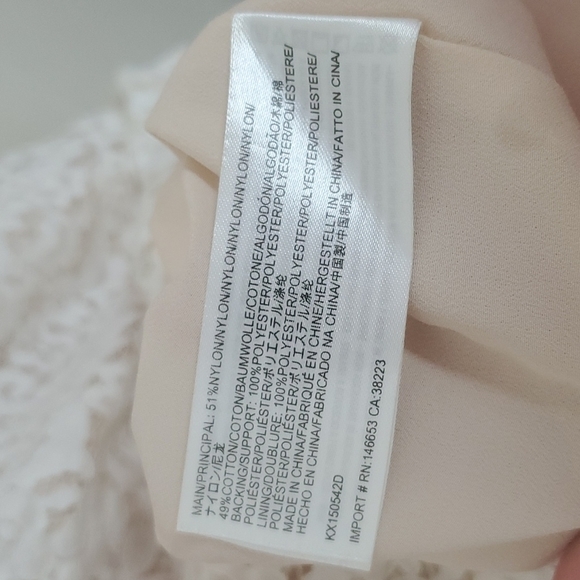 KEEPSAKE The Label One Night Ivory Lace Dress Size Small - Picture 6 of 9